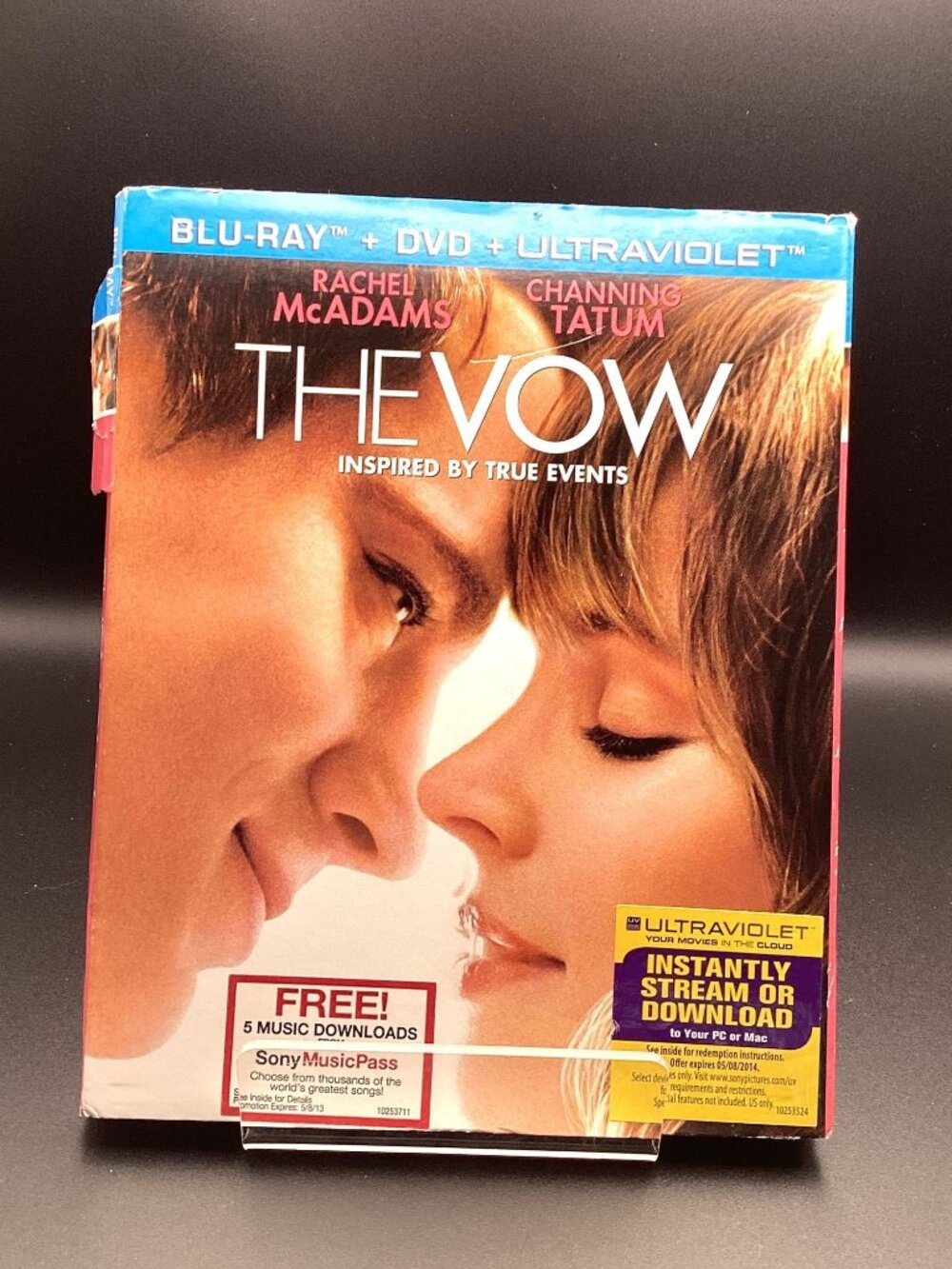 The Vow Blu-ray DVD Combo with Slipcover Romantic Drama Movie Complete CIB Used!